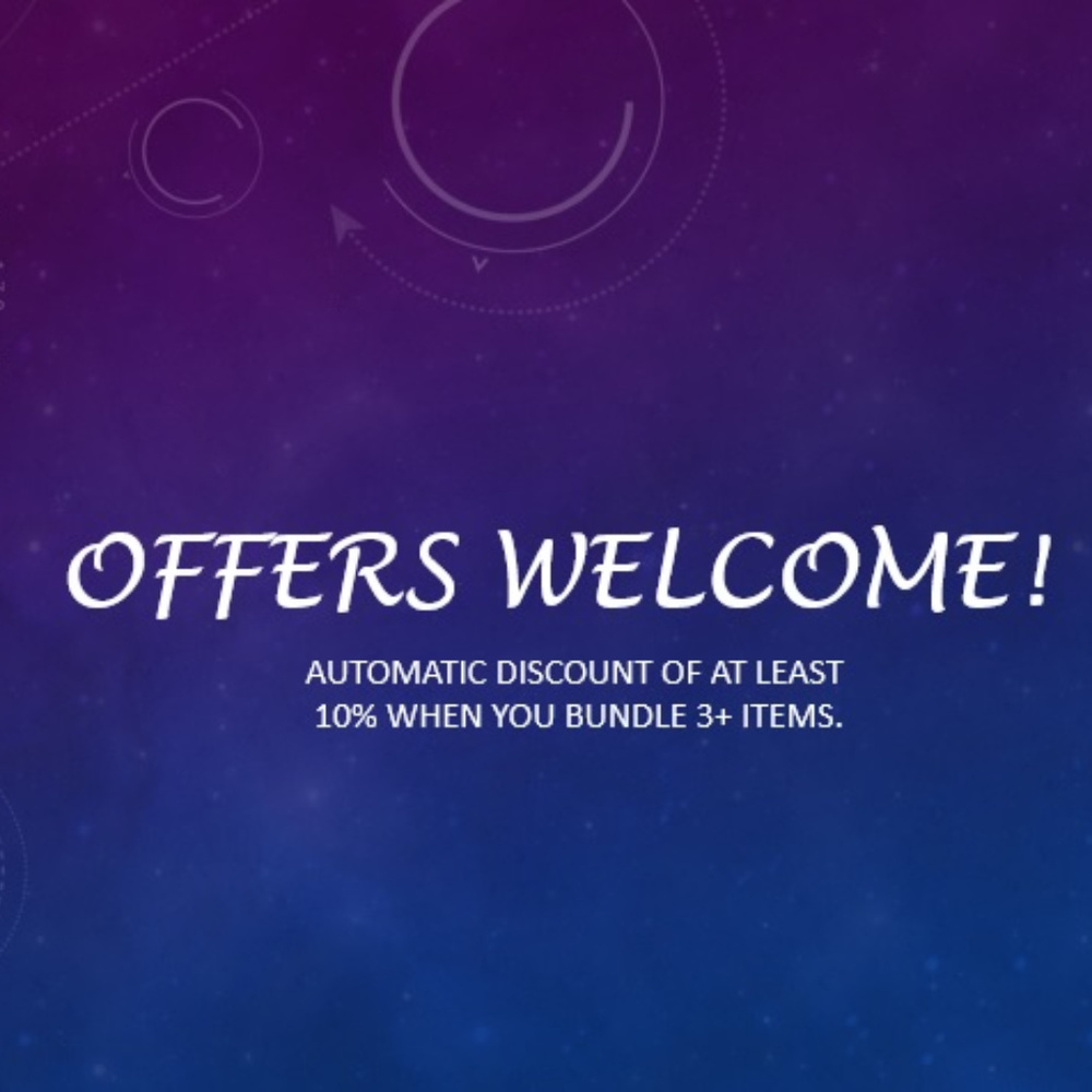 Offers welcome!